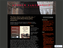 Tablet Screenshot of andrewjakubowicz.com